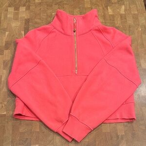 Lululemon Glaze Pink oversized funnel neck scuba size XS/S
